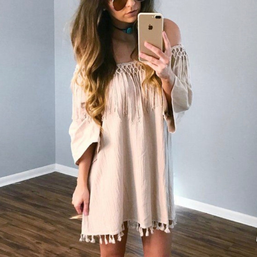 NWT Umgee Tassel Dress